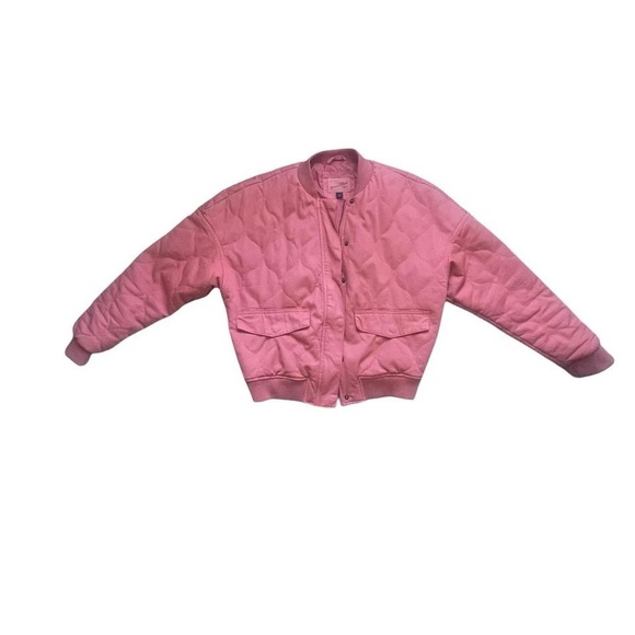 Universal Thread Women's Quilted Lined Utility Jacket Pink Women's Size S - Picture 3 of 8
